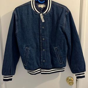 Madewell Denim Bomber Jacket